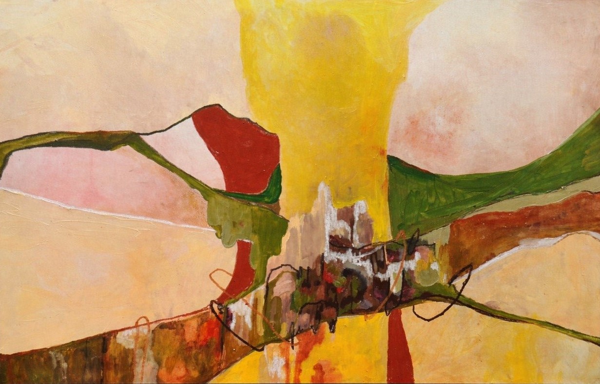 After Dawn Oil paint, oil pastels on canvas, 100х150 cm, 2026 EUR 2 500